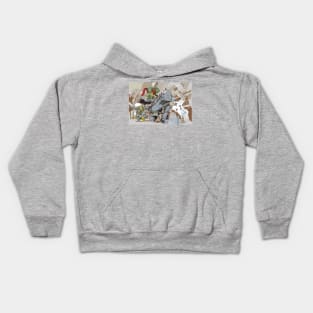 rocksteady rumble Kids Hoodie